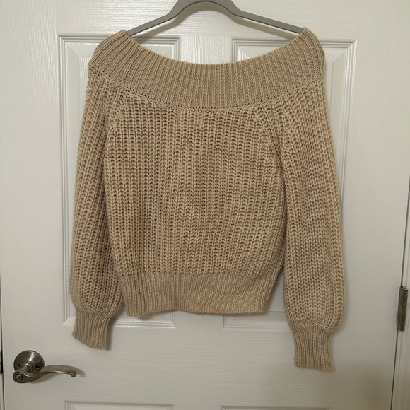 Cotton Candy LA Knit Off the Shoulder Sweater - Picture 2 of 6